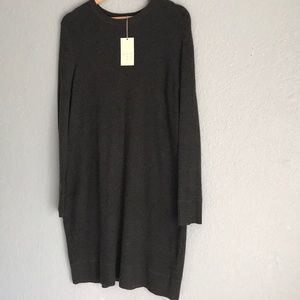 NWT Cozy Gray Sweater Dress